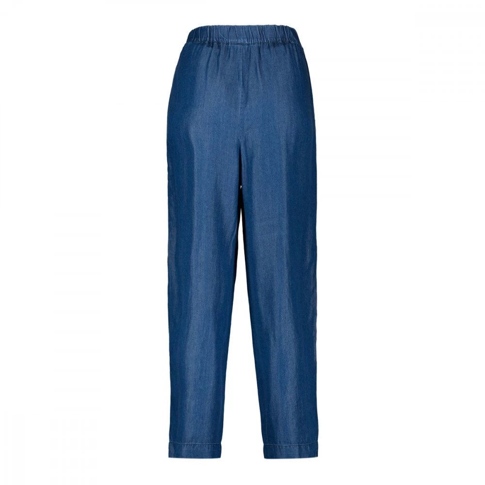 EMME MARELLA PANTALONI COULISSE QUEBEC DONNA Blu 5 EMME MARELLA PANTALONI COULISSE QUEBEC DONNA Blu - immagine 3