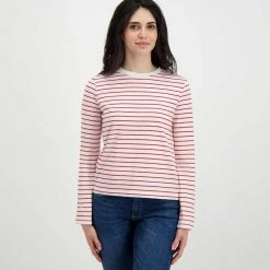 EMME MARELLA MAGLIA MANICA LUNGA RACHELE DONNA Bianco, Rosso -Offerta Economica Novità emme marella rachele maglia manica lunga rachele donna casual donna 044644501 003 3