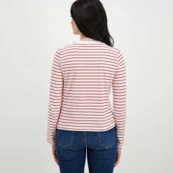 EMME MARELLA MAGLIA MANICA LUNGA RACHELE DONNA Bianco, Rosso -Offerta Economica Novità emme marella rachele maglia manica lunga rachele donna casual donna 044644501 003 4