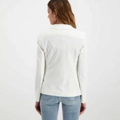 EMME MARELLA BLAZER DOPPIO PETTO IN JERSEY RIDGE DONNA Bianco -Offerta Economica Novità emme marella ridge blazer doppio petto in jersey ridge donna giacconi donna 044645001 003 4