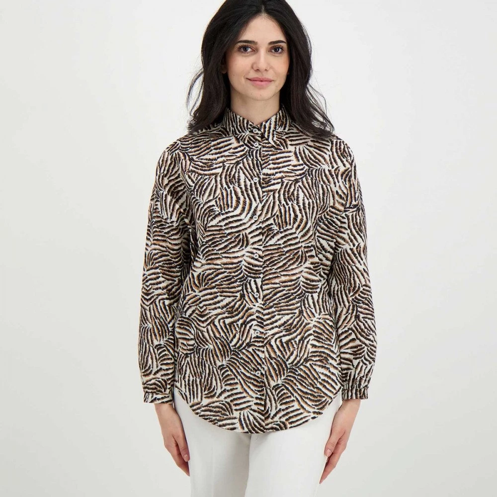 EMME MARELLA CAMICIA ROB DONNA Beige 5 EMME MARELLA CAMICIA ROB DONNA Beige - immagine 3