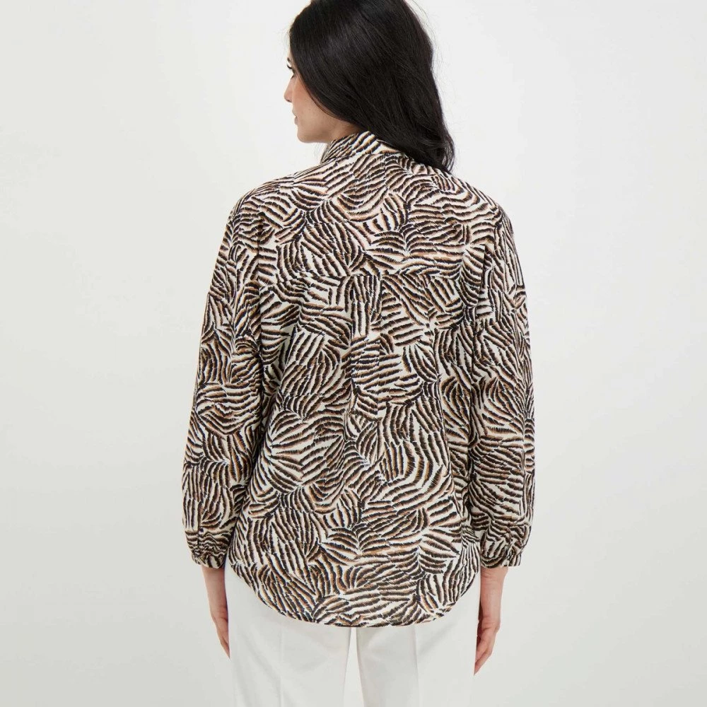 EMME MARELLA CAMICIA ROB DONNA Beige 6 EMME MARELLA CAMICIA ROB DONNA Beige - immagine 4