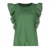 EMME MARELLA T-SHIRT CON ROUCHES SANGALLO ROYAL DONNA Verde 2 EMME MARELLA T-SHIRT CON ROUCHES SANGALLO ROYAL DONNA Verde -Offerta Economica Novità emme marella royal t shirt con rouches sangallo royal donna casual donna 044645401 002 1