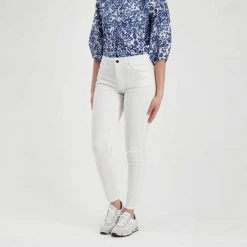 EMME MARELLA PANTALONI 5 TASCHE USSURI DONNA Bianco -Offerta Economica Novità emme marella ussuri pantaloni 5 tasche ussuri donna casual donna 044646501 001 4