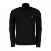 FRED PERRY MAGLIONE DOLCEVITA IN LANA E COTONE Nero 2 FRED PERRY MAGLIONE DOLCEVITA IN LANA E COTONE Nero -Offerta Economica Novità fred perry k9552 maglione dolcevita in lana e cotone casual uomo 041520401 102 1