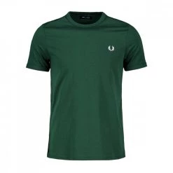 FRED PERRY T-SHIRT BASIC RINGER Verde