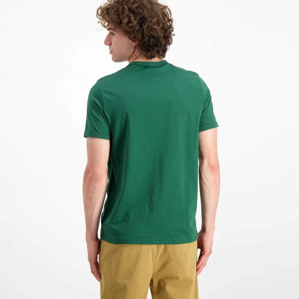 FRED PERRY T-SHIRT BASIC RINGER Verde 5 FRED PERRY T-SHIRT BASIC RINGER Verde - immagine 3