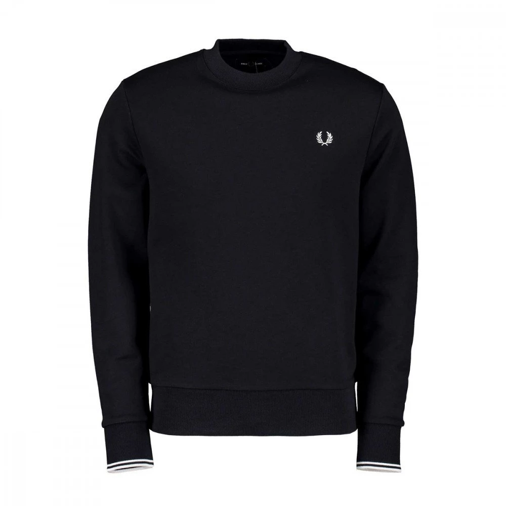FRED PERRY FELPA GIROCOLLO LOGO CUORE Blu 3 FRED PERRY FELPA GIROCOLLO LOGO CUORE Blu