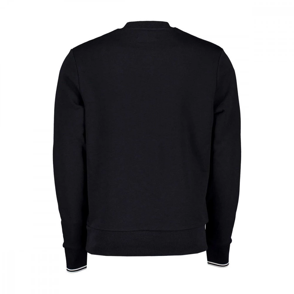 FRED PERRY FELPA GIROCOLLO LOGO CUORE Blu 4 FRED PERRY FELPA GIROCOLLO LOGO CUORE Blu - immagine 2