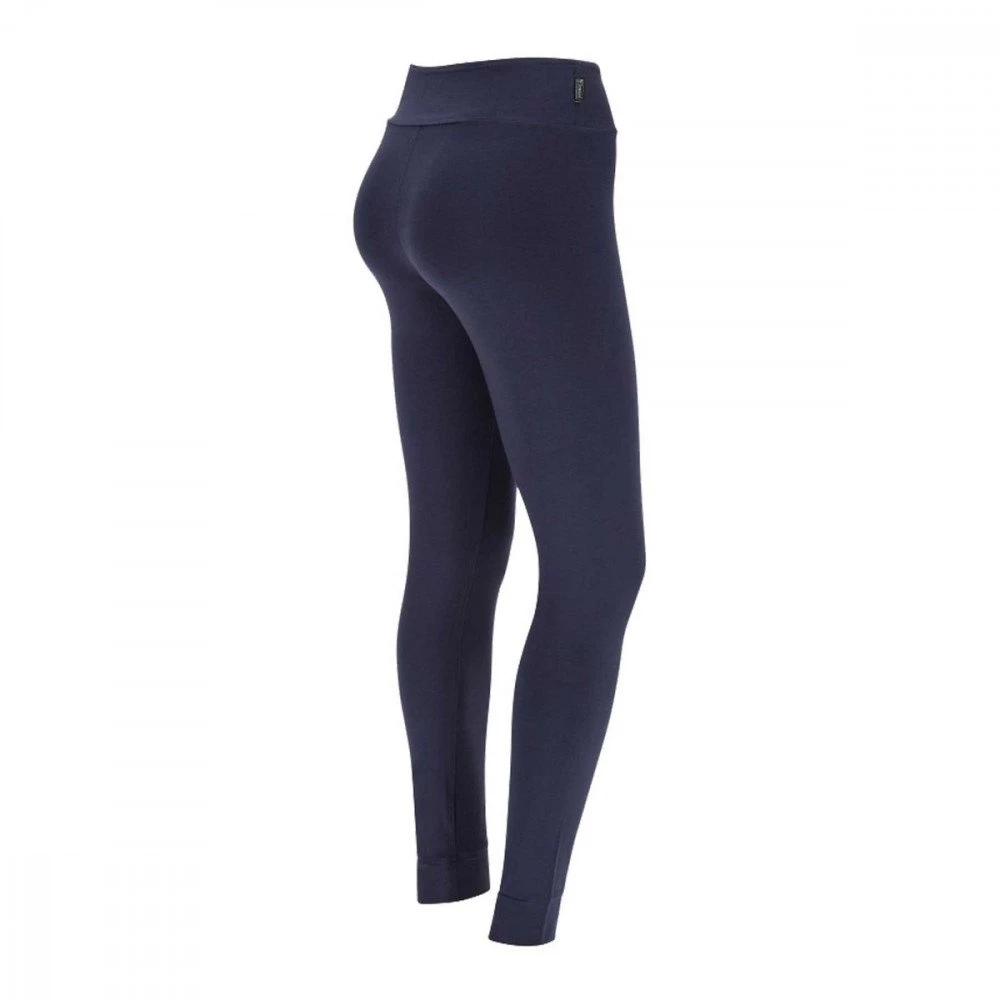 FREDDY PANTALONI JERSEY STRETCH CON POLSINO DONNA Blu 4 FREDDY PANTALONI JERSEY STRETCH CON POLSINO DONNA Blu - immagine 2