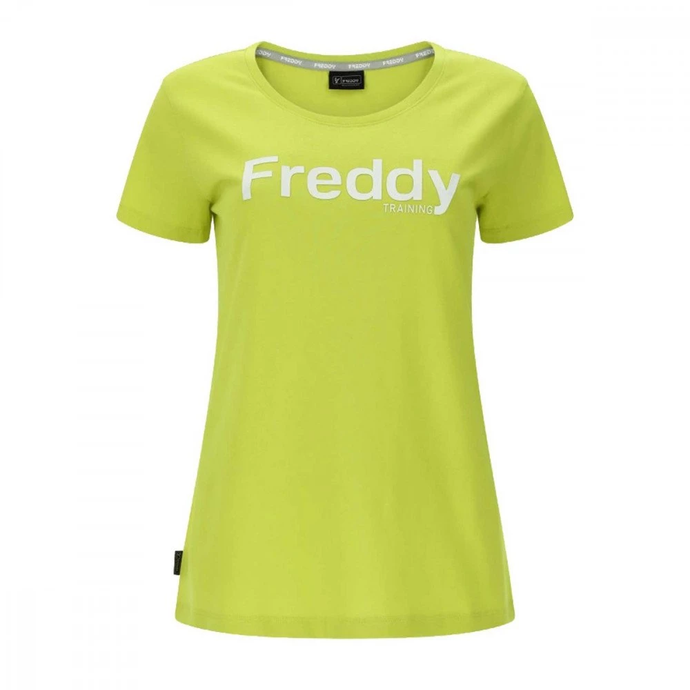 FREDDY T-SHIRT SCRITTA DONNA Giallo 3 FREDDY T-SHIRT SCRITTA DONNA Giallo