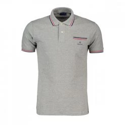 GANT POLO 3-COL TIPPING PIQUE Grigio