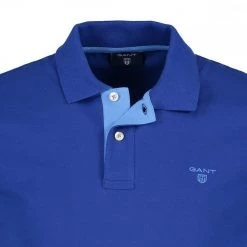 GANT Polo Collo E Logo A Contrasto Royal -Offerta Economica Novità gant 252105 polo collo e logo a contrasto casual uomo 033875401 436 4