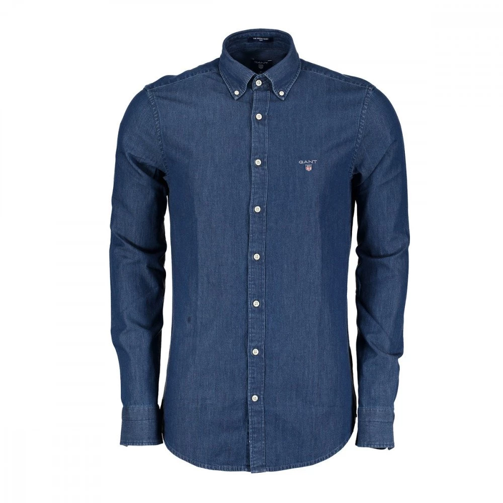 GANT CAMICIA IN CHAMBRAY Blu 3 GANT CAMICIA IN CHAMBRAY Blu