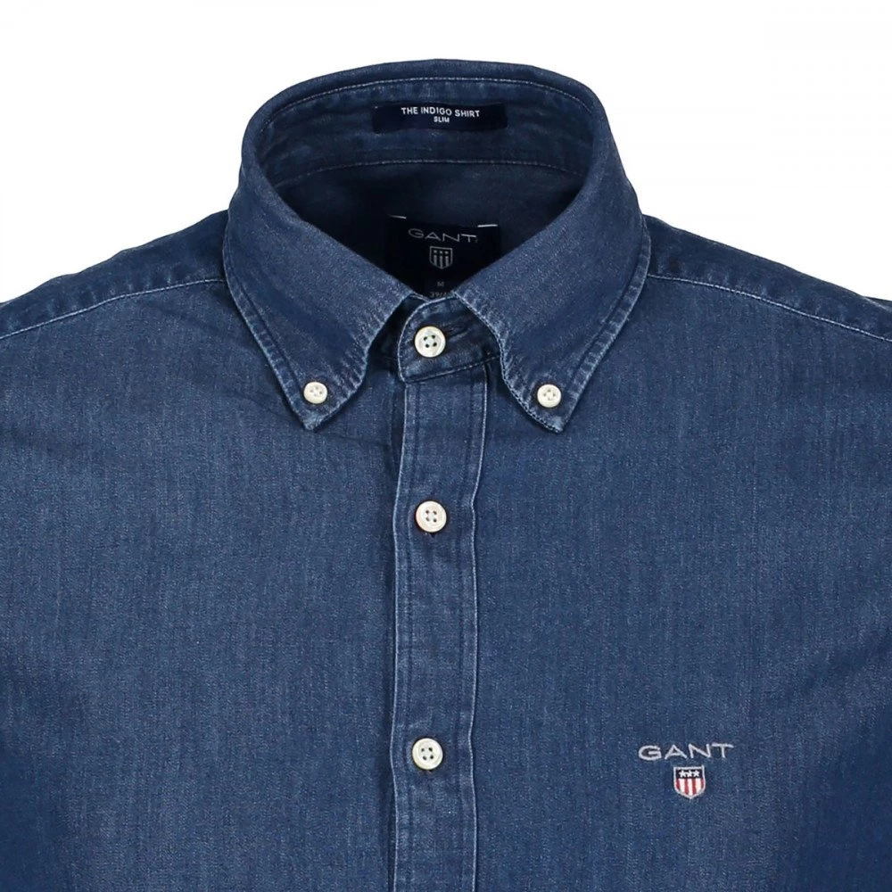 GANT CAMICIA IN CHAMBRAY Blu 5 GANT CAMICIA IN CHAMBRAY Blu - immagine 3
