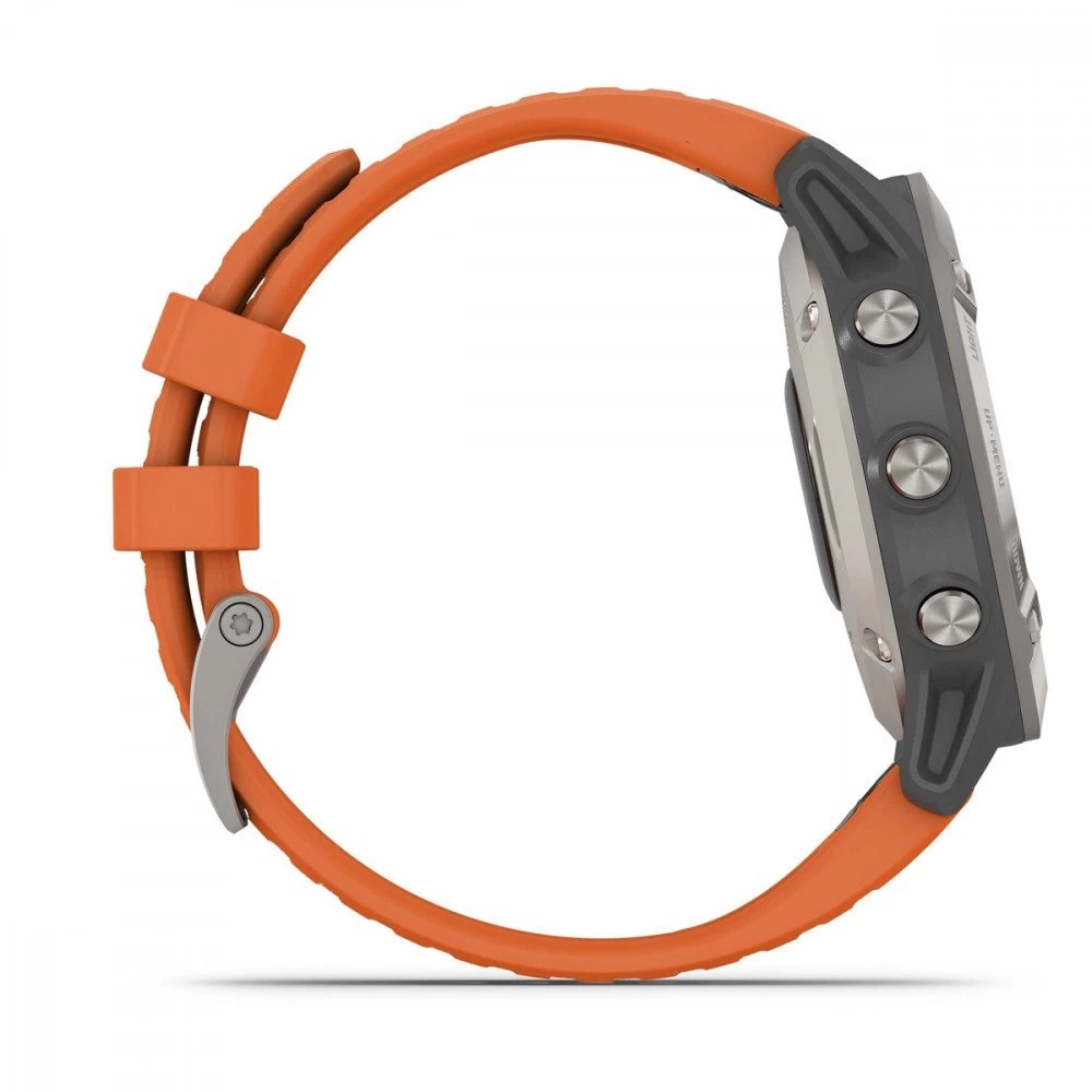 GARMIN FENIX 6 SAPPHIRE Arancio 7 GARMIN FENIX 6 SAPPHIRE Arancio - immagine 5