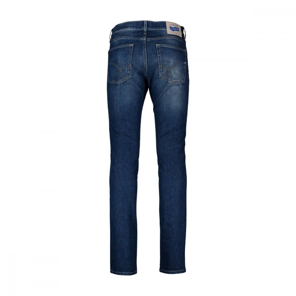 GAS ABBIGLIAMENTO JEANS SLIM ALBERT SIMPLE Blu 5 GAS ABBIGLIAMENTO JEANS SLIM ALBERT SIMPLE Blu - immagine 3