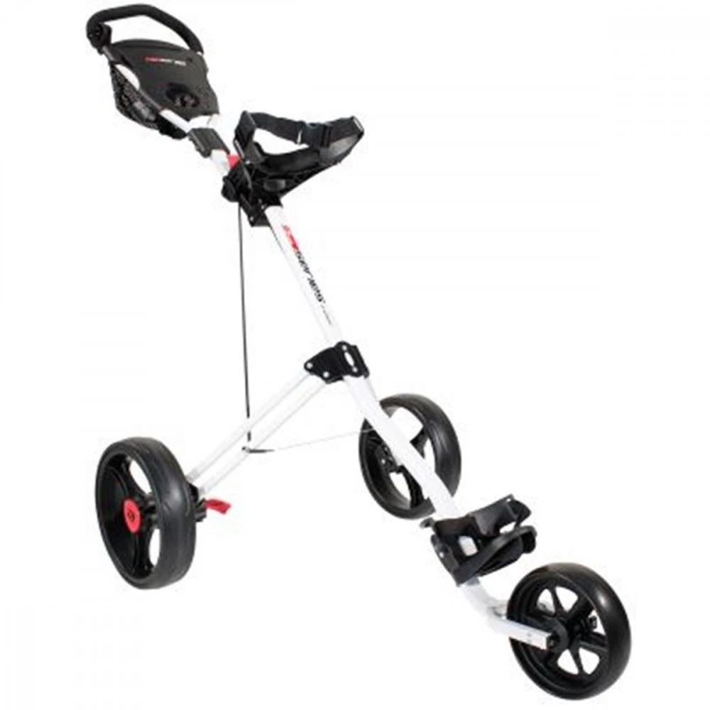 GOLFSMITH 5 Series 3 Whell Push Trolley Bianco 3 GOLFSMITH 5 Series 3 Whell Push Trolley Bianco