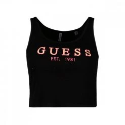GUESS CANOTTA CORTA LOGO DONNA