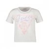 GUESS T-SHIRT CROP LOGO BAMBINA Bianco -Offerta Economica Novità guess j2g11 t shirt crop logo bambina abbigliamento bambino 044777601 g011 1