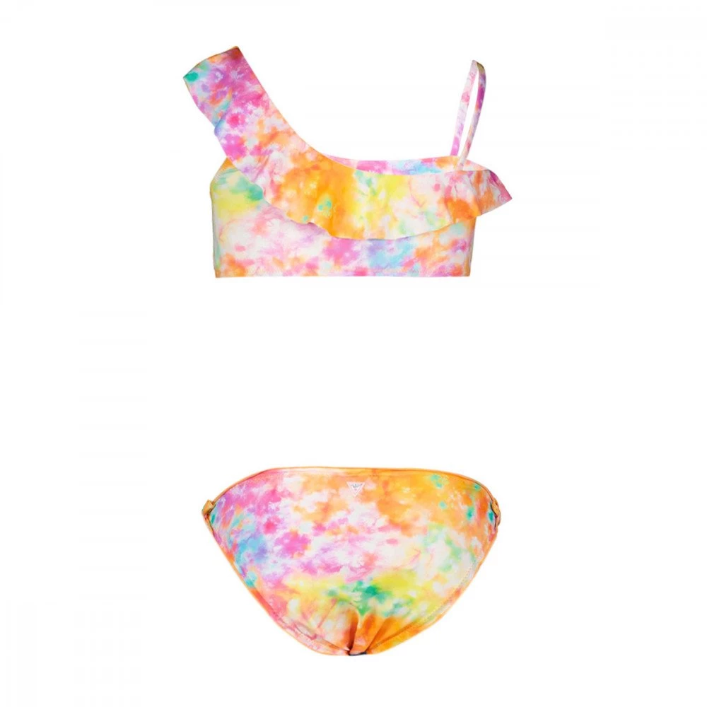 GUESS BIKINI MONOSPALLA E SLIP TIE DYE BAMBINA Multicolor 4 GUESS BIKINI MONOSPALLA E SLIP TIE DYE BAMBINA Multicolor - immagine 2