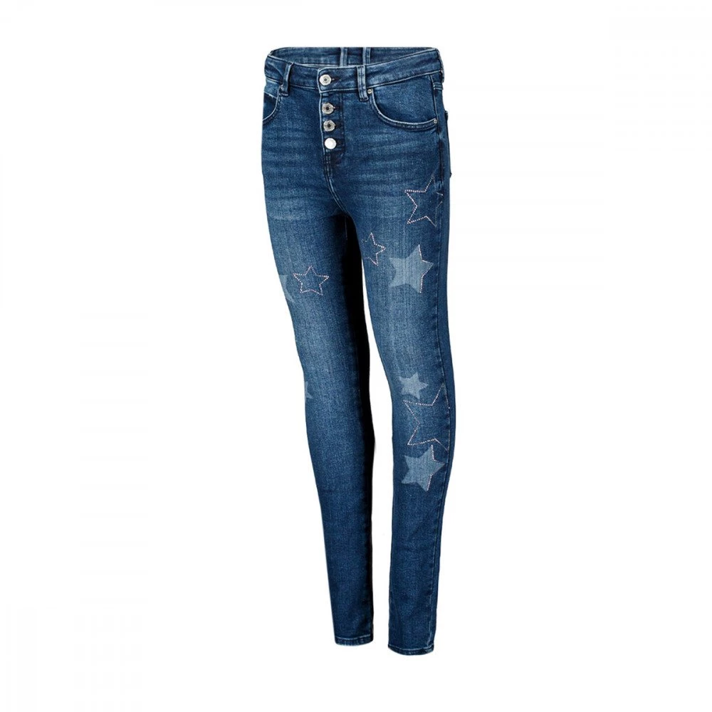 GUESS JEANS STELLE BAMBINA Blu 4 GUESS JEANS STELLE BAMBINA Blu - immagine 2