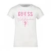 GUESS T-SHIRT LOGO GLITTER BAMBINA Bianco -Offerta Economica Novità guess j2ri00 t shirt logo bambina abbigliamento bambino 044779001 g011 1