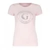 GUESS T-SHIRT STRETCH NEW LOGO CERCHIO DONNA Rosa -Offerta Economica Novità guess w1ri14kakz2 t shirt stretch new logo g cerchio donna casual donna 045293401 g6k9 1