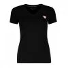 GUESS T-SHIRT SCOLLO V MINI LOGO DONNA Nero 2 GUESS T-SHIRT SCOLLO V MINI LOGO DONNA Nero -Offerta Economica Novità guess w1yi1aj1311 t shirt v logo cuore donna casual donna 045293801 jblk 1