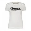 GUESS T-SHIRT STRETCH APPLICAZIONI STRASS DONNA Bianco
