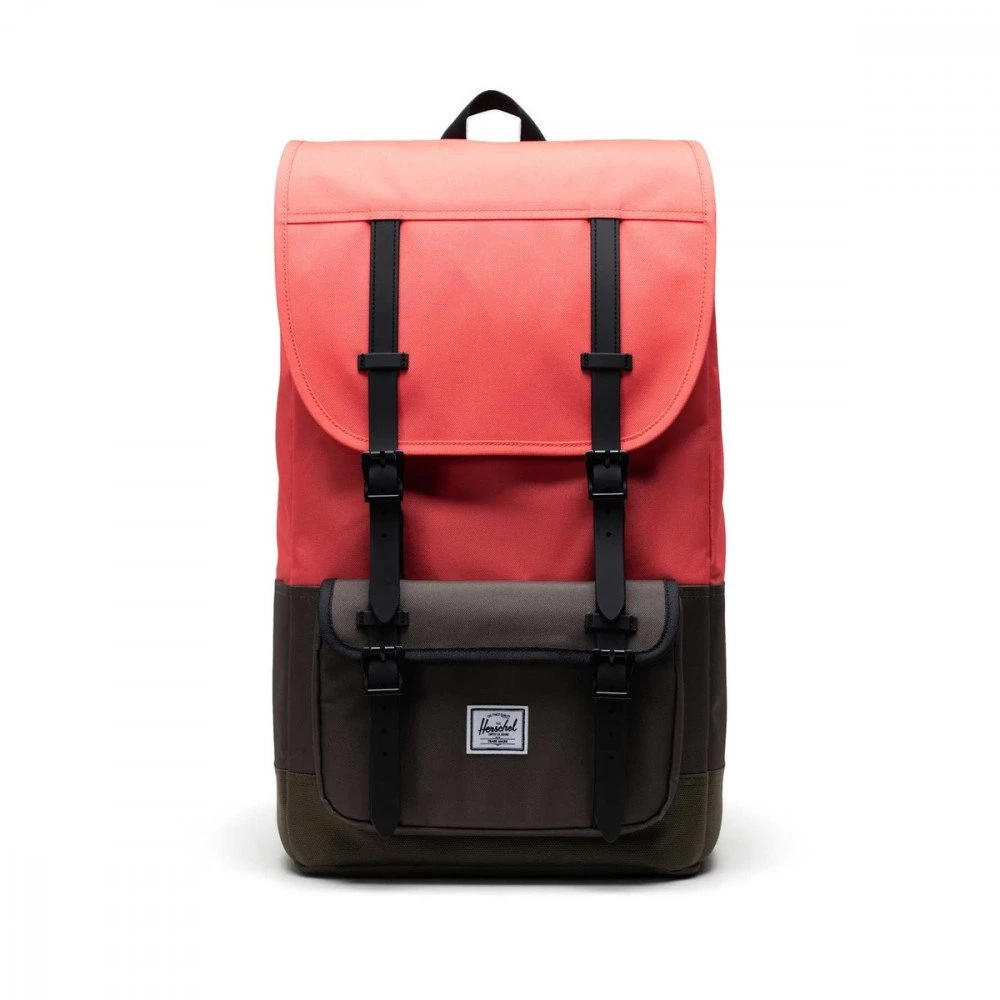 ZAINO HERSCHEL LITTLE AMERICA PRO Arancio, Nero
