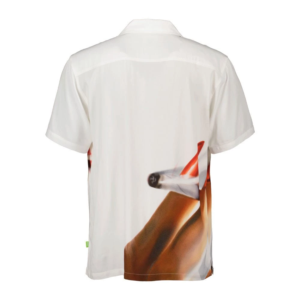 HUF CAMICIA MANICA CORTA SEDUCTIVE RESORT Bianco 4 HUF CAMICIA MANICA CORTA SEDUCTIVE RESORT Bianco - immagine 2