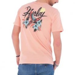 HURLEY T-SHIRT EVERYDAY WASH PARROT BAY Rosa 7 HURLEY T-SHIRT EVERYDAY WASH PARROT BAY Rosa -Offerta Economica Novità hurley 65mc0000089 t shirt everyday wash parrot bay street style uomo 044736301 h600 3