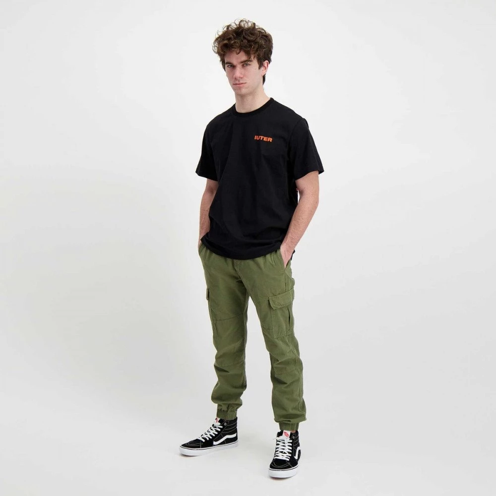 IUTER PANTALONI CARGO JOGGER Verde 8 IUTER PANTALONI CARGO JOGGER Verde - immagine 6