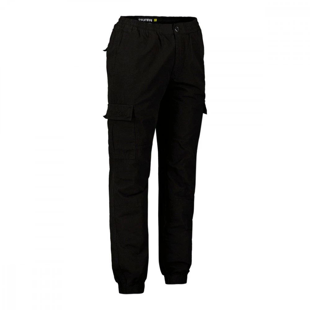 IUTER PANTALONI CARGO JOGGER Nero 4 IUTER PANTALONI CARGO JOGGER Nero - immagine 2