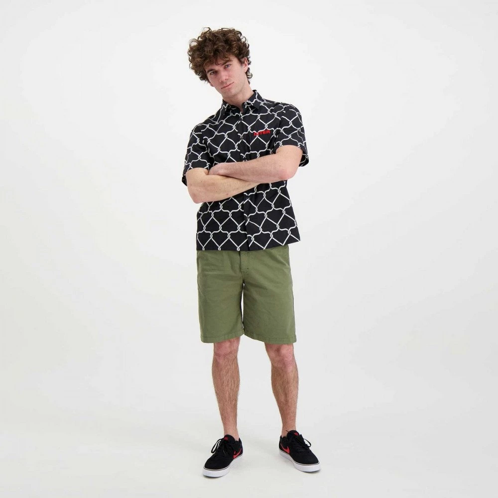 IUTER CAMICIA MANICA CORTA NET Nero 8 IUTER CAMICIA MANICA CORTA NET Nero - immagine 6