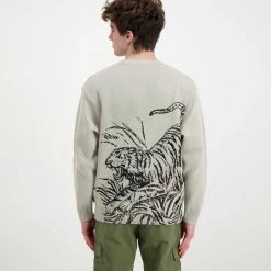 IUTER MAGLIONE BENGALA Grigio -Offerta Economica Novità iuter 22sijm85 maglione bengala street style uomo 044738601 grey 4