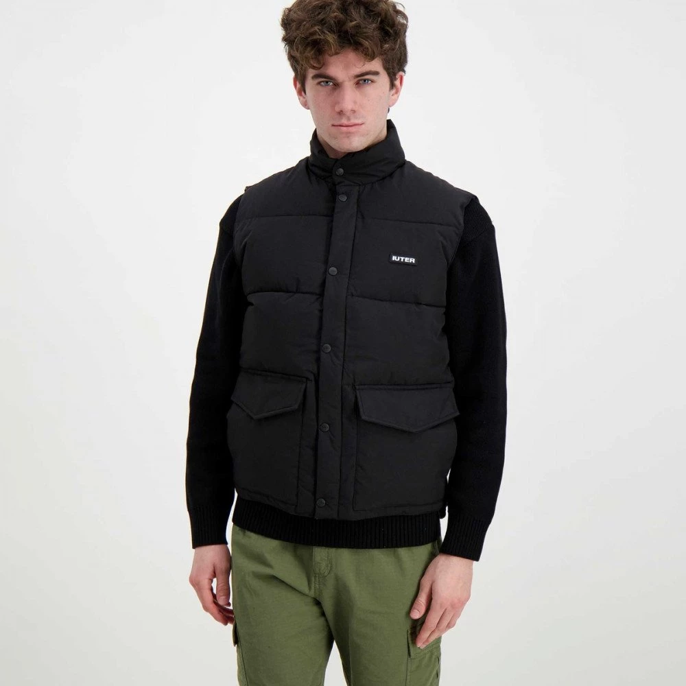 PIUMINO SMANICATO IUTER PUFF Nero 5 PIUMINO SMANICATO IUTER PUFF Nero - immagine 3