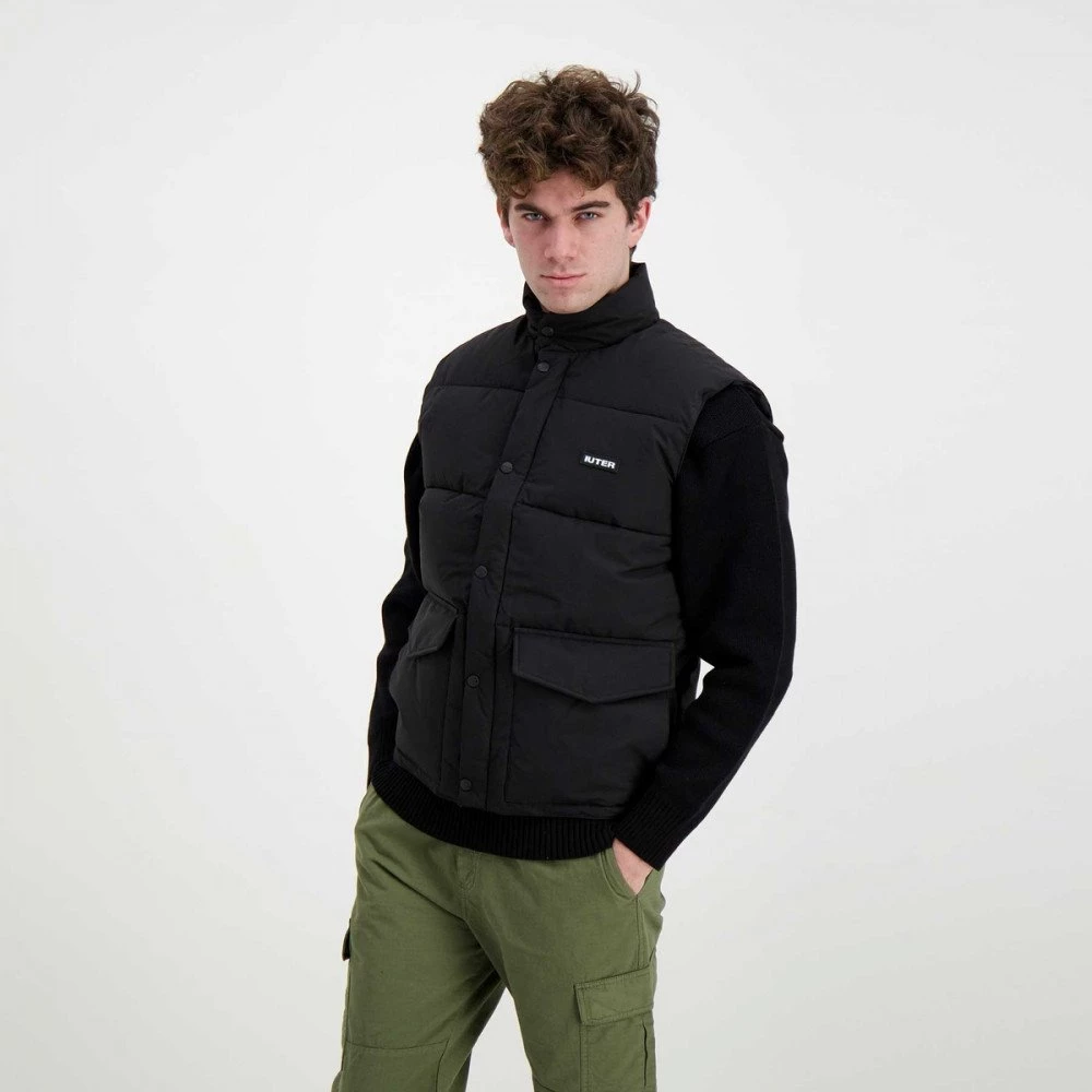 PIUMINO SMANICATO IUTER PUFF Nero 7 PIUMINO SMANICATO IUTER PUFF Nero - immagine 5