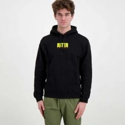 IUTER FELPA CON CAPPUCCIO STAY ALIVE Nero 10 IUTER FELPA CON CAPPUCCIO STAY ALIVE Nero -Offerta Economica Novità iuter 22sish35 felpa con cappuccio stay alive street style uomo 044739201 black 3