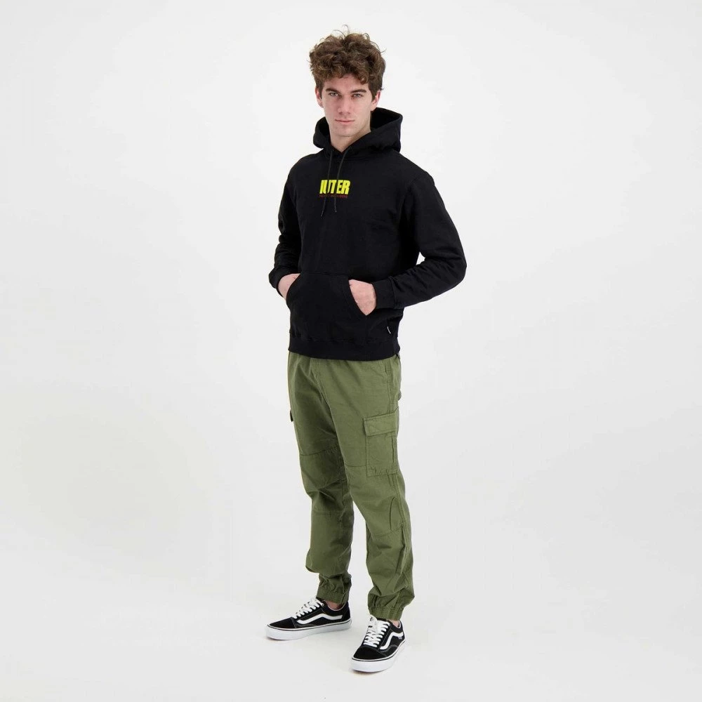 IUTER FELPA CON CAPPUCCIO STAY ALIVE Nero 8 IUTER FELPA CON CAPPUCCIO STAY ALIVE Nero - immagine 6