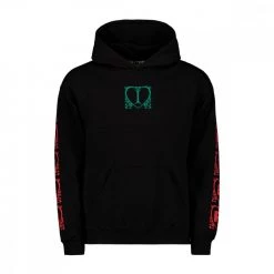 IUTER FELPA CON CAPPUCCIO LOVELY Nero