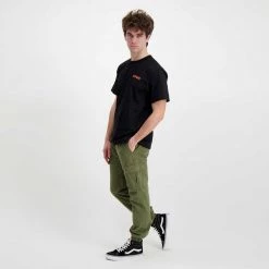 IUTER T-SHIRT DOUBLE LOGO Nero -Offerta Economica Novità iuter 22sits02 t shirt double logo street style uomo 044750701 black 6