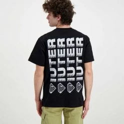 IUTER T-SHIRT FAST LOGO Nero 11 IUTER T-SHIRT FAST LOGO Nero -Offerta Economica Novità iuter 22sits16 t shirt fast logo street style uomo 044752101 black 4