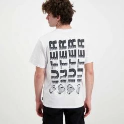 IUTER T-SHIRT FAST LOGO Bianco -Offerta Economica Novità iuter 22sits16 t shirt fast logo street style uomo 044752201 white 4