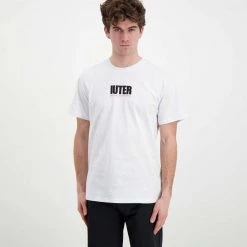 IUTER T-SHIRT STAY ALIVE Bianco -Offerta Economica Novità iuter 22sits35 t shirt stay alive street style uomo 044739501 white 3