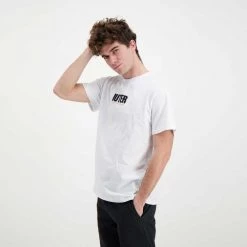 IUTER T-SHIRT STAY ALIVE Bianco -Offerta Economica Novità iuter 22sits35 t shirt stay alive street style uomo 044739501 white 5