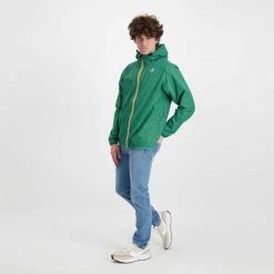K-WAY GIACCA CLAUDE LE VRAI 3.0. UNISEX Verde -Offerta Economica Novità k way k004bd0 giacca claude le vrai 3 0 unisex giacconi uomo 045341501 00q 6