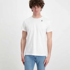 K-WAY T-SHIRT LE VRAI EDOUARD Bianco -Offerta Economica Novità k way k007je0 t shirt le vrai edouard casual uomo 045519901 001 2