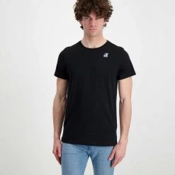 K-WAY T-SHIRT LE VRAI EDOUARD Nero -Offerta Economica Novità k way k007je0 t shirt le vrai edouard casual uomo 045520201 usy 2